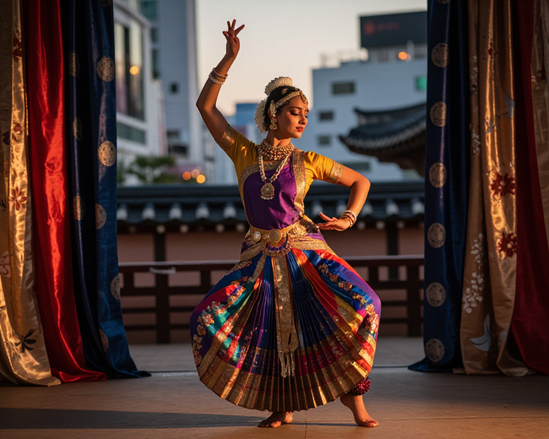 Indian Odissi Dancer in Korea