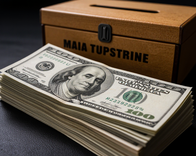 Symbolic representation of election bribery controversy