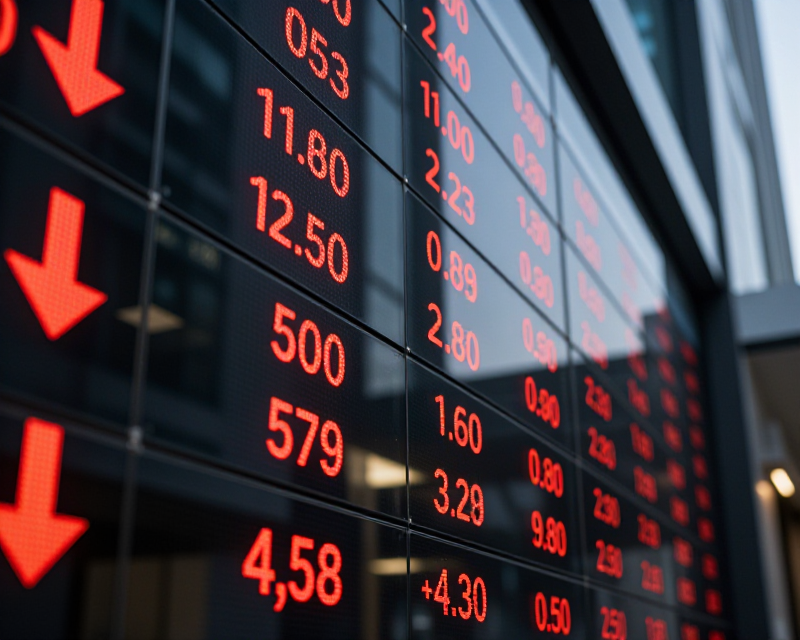 Stock Market Decline Visual