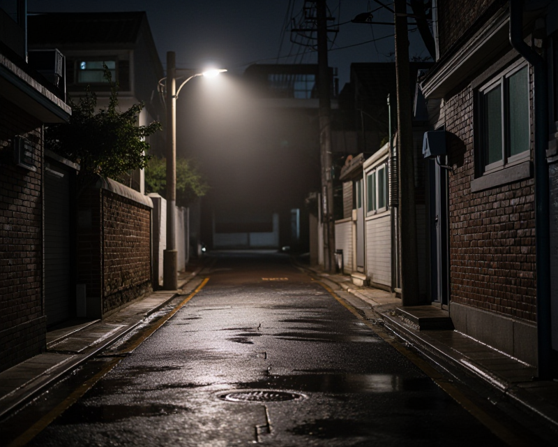 Night street in Seoul