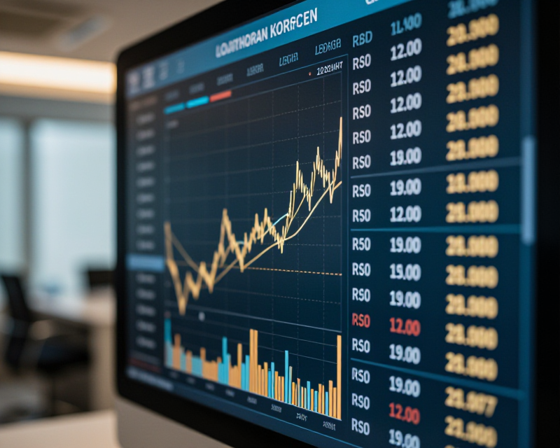 Financial Market Concept