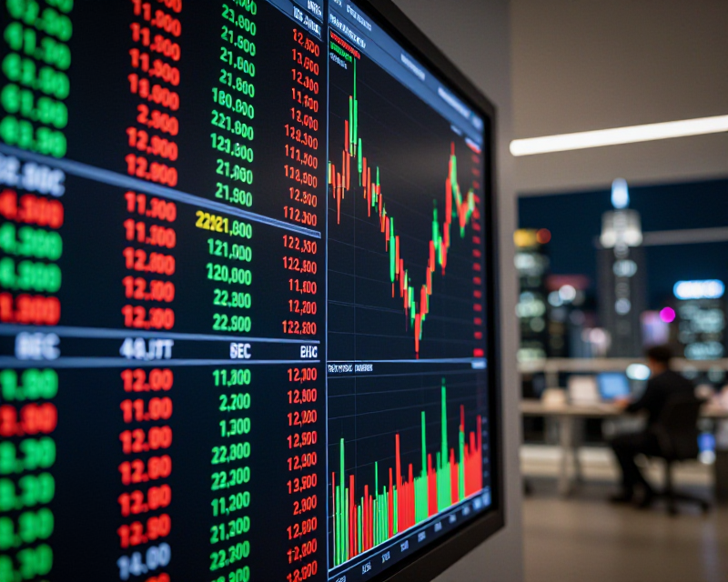 Digital Stock Market Display