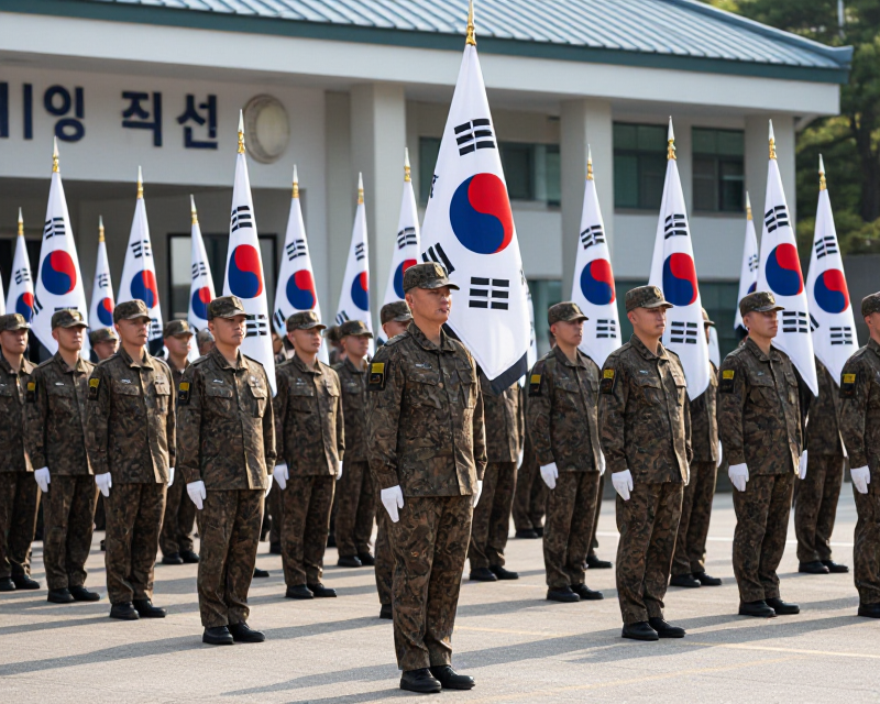 South Korean Peacekeepers Ceremony