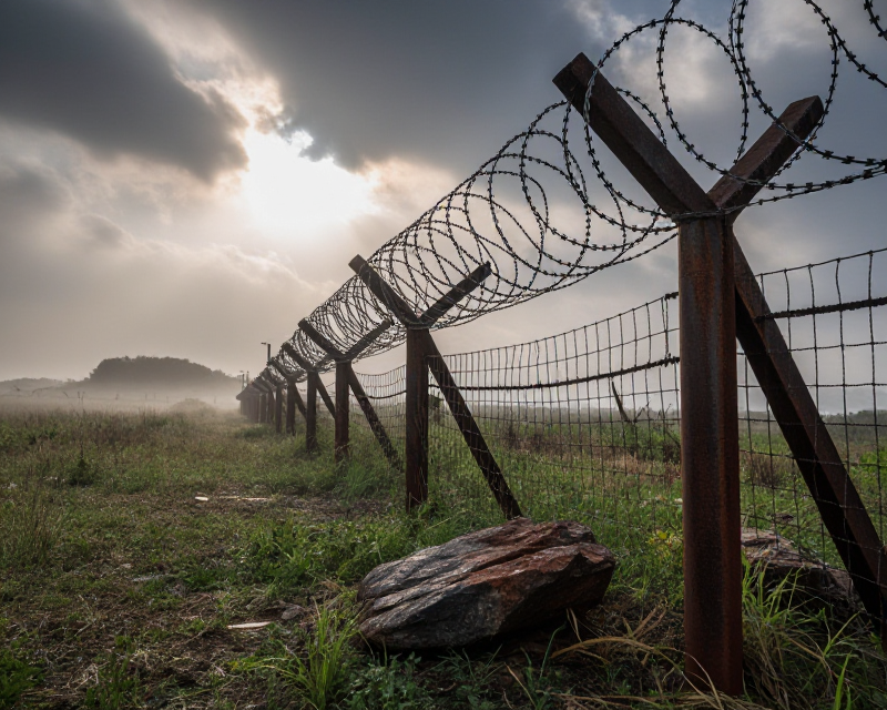 Symbolic tension at the Korean border
