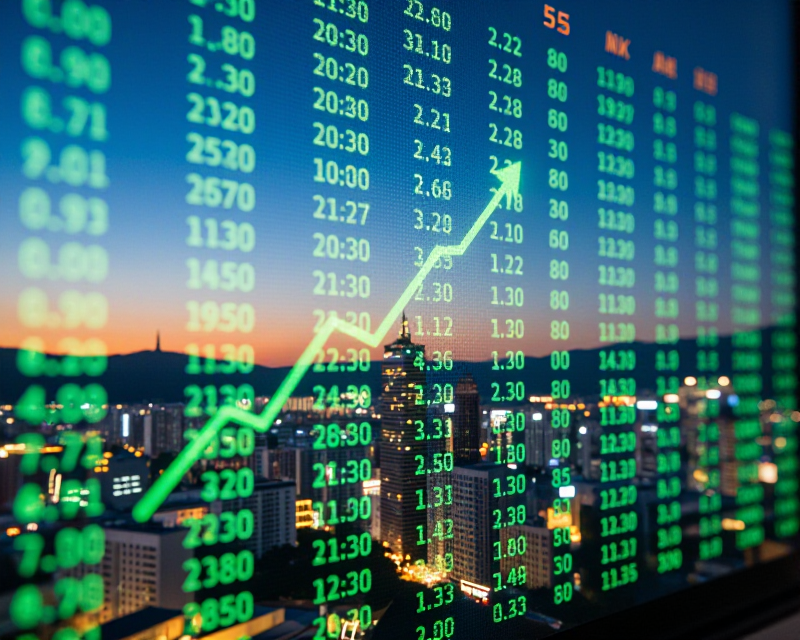 Rising Seoul Stock Market