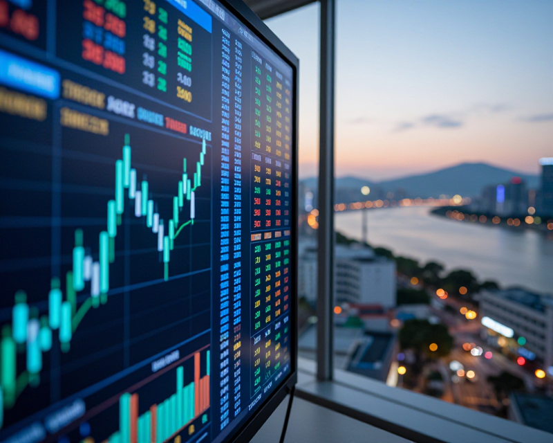 Stock Market Digital Display