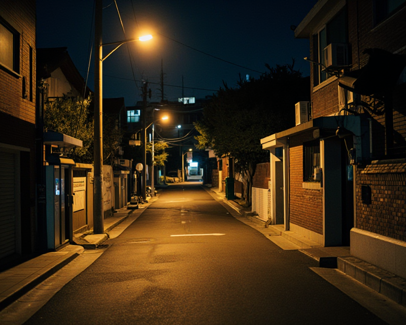Somber Night in Gyeongsan