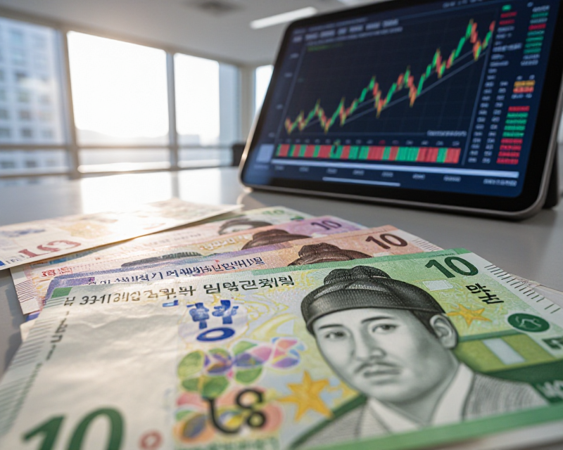 Financial growth concept